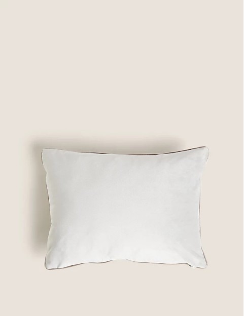 Pure Cotton Floral Tassled Cushion