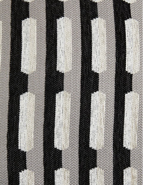 Pure Cotton Tufted Tassel Stripe Cushion