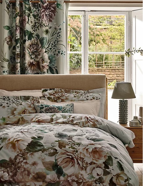 Pure Cotton Sateen Ornate Animal Bedding Set