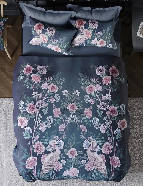 Flora Chinoiserie Sateen Bedding Set