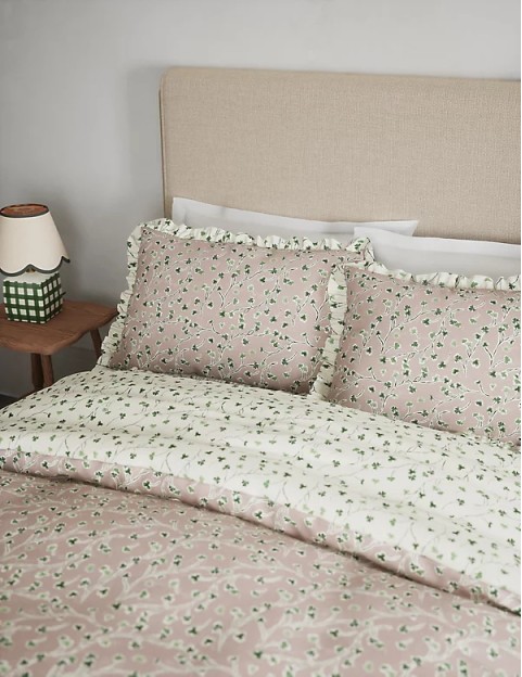 Pure Cotton Clover Print Bedding Set