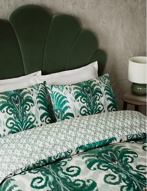 Comfortably Cool Lyocell Rich Ikat Bedding Set