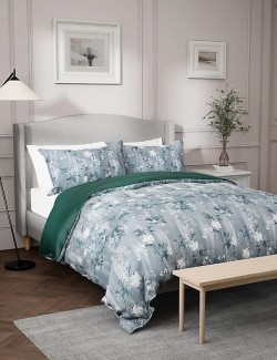 Pure Cotton Sateen Floral Bedding Set