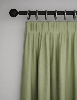 Pure Cotton Pencil Pleat Curtains