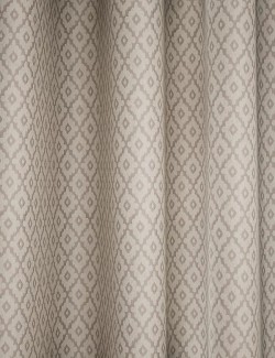 Diamond Geometric Eyelet Curtains