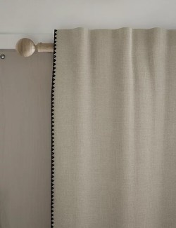 Pure Cotton Embroidered Multiway Curtains