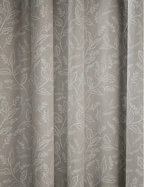 Pure Cotton Floral Eyelet Curtains