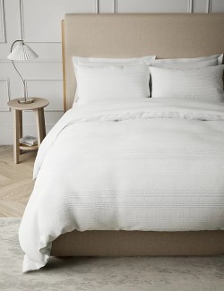 Pure Cotton Waffle Matelassé Bedding Set