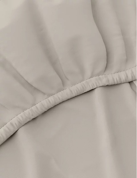 Bamboo Cotton Blend Sateen Fitted Sheet